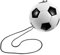LIOOBO Palloni da allenamento di calcio con corda per i bambini Pratica di calcio adolescente
