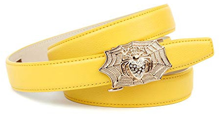 Anthoni Crown Damen K4Spa.F20 Gürtel, Gelb (Gelb 022), 6611 (Herstellergröße: 75)