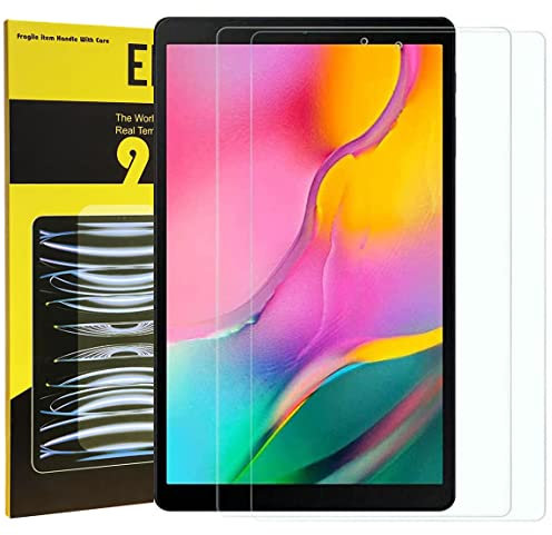 MOBILE STUFF LIMITED [2 Pack] Samsung Galaxy Tab A T510/T515 2019 Tablet Screen Protector, Anti-Scratch, Easy Installation Tempered Glass for Samsung Galaxy Tab A 10.1 T510/T515 2019