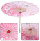Diyeeni Chinesischer Traditioneller Sonnenschirm, Handgemachte Regenschirm, Geöltem Papier Regenschirm, Holzgriff 55cm, Wunderbares Kostüm Tanz Fotografie Kunst Zubehör Party (Rosa)