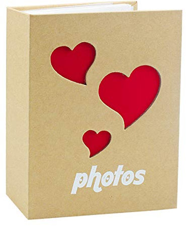 Fotoalben, Fotoalben Zum Einstecken Hochzeit 50 Seiten für 100 Fotos, Urlaub Fotobuch, 4 X 6 Inch für Seiten