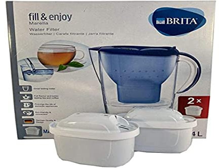 BRITA JARRA MARELLA AZUL+2 FILTRO 2.4L(1028170)