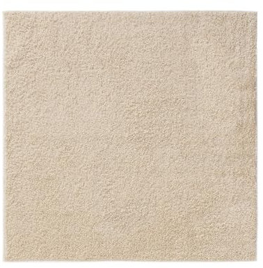 benuta Basic Hochflorteppich Soho - Cream 160x160 cm - Kuschelig Weicher Teppich im Minimalistischen Look - Pflegeleicht - Fußbodenheizung Geeignet