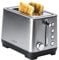 Cecotec Toaster BigToast Double. Edelstahl, 2 extra breite kurze Steckplätze, maximale Leistung 1000 W, 4 voreingestellte Funktionen