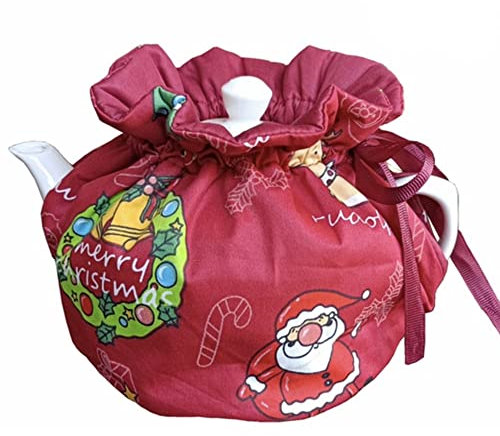 Tea Cosy, Cotton Vintage Floral Teapot Dust Cover Tea Cozies, Kitchen Home Decorative Tea Pots Cozy with Insulation Pad for Housewife, Friend, Mom (Color #10)