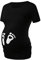 Chaconka Femmes T-Shirt Grossesse Annonce Fête des Mères Future Maman Uni Hauts de Maternité Cadeau Drôle Manche Courte Tops Humour Imprimé Bébé Chemisier Tunique Casual Sport
