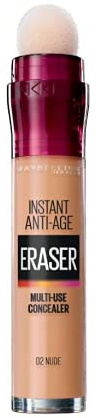 6 x Maybelline Instant Anti Age Eye Concealer Eraser 6.8ml - 02 Nude