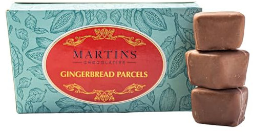 Martin's Chocolatier Ballotin au chocolat 200 g | Pain d'épices | Boîte cadeau chocolat faite à la main