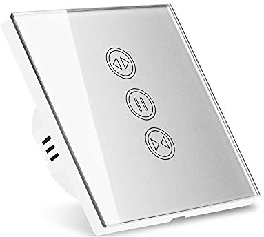 YGLONG Curtain Switch Module WiFi Curtain Blind Switch Silver Color For Roller Shutter Electric Motor Voice Control App Timer Smart Curtain Switch Module (Color : 3 pieces)