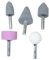 Saraoriginalshop Set 5 Pz Molette Abrasive in Ceramica con Codolo Gambo per Trapano Avvitatore Smerigliatrici Assiali Bricolage Fai dà te.