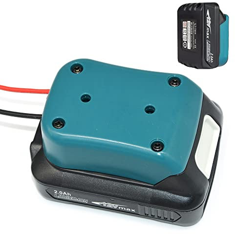 IRONFACE Adapter for Makita Battery 12V MAX,Power Wheels Adapter Dock,Battery Holder Wall Mount,(Battery not Included) 1pcs