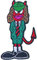 Rock Off AC/DC Standard Patch: Angus Devil Offizieller gewebter Aufnäher