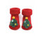 Calze Natalizie Neonato, Calzini Antiscivolo Bambino/Bambina, Unisex, 0-12 Mesi (Albero di Natale)