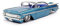Modelle sammeln 1:24 Für Chevrolet Impala 1959 Oldtimer Druckguss Metall Replik Modellauto Dekorative Ornamente Modell aus Druckguss (Farbe : Blau)