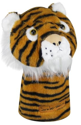 Scott Edward Lustige Golf Club Abdeckung Fit Gut für Fahrer Golf Club Nette Tier Zoo Design Weiche Funktionelle Golf Headcover Stilvoller Schutz für Männer und Frauen