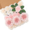 Floweroyal Künstliche rosa Blumen, künstliche Rosen, Dahlie mit Stielen für selbstgemachte Hochzeit, Brautsträuße, Babyparty, Blumenarrangement, Tischdekoration, Heimdekoration