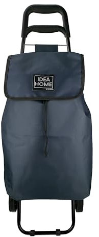 IDEA HOME Einkaufstrolley, Einkaufswagen, wasserdicht, Aluminium Einkaufstrolley, Dunkelgrau