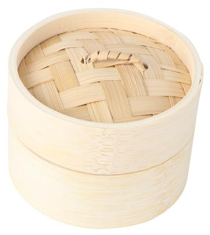 VINTORKY 1juego Cesta De Vaporera De Madera Para Cocinar Dim Sum y Postres De Diámetro Para Verduras y Pescado Accesorios De Cocina Asiática