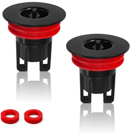 MYLERCT Scarico Doccia, 2 Pezzi Piletta Doccia a Pavimento, Piletta Doccia, Sifone per Scarico a Pavimento per Scarichi a Pavimento 28-45 mm