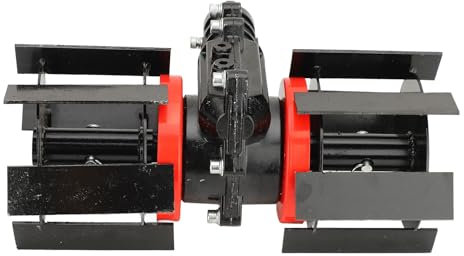 Nutriess Universal 9 Teeth Weeding Wheel Straight Blade Lawnmower Accessory Deep Plowing Garden Tool for Loosening Trenching