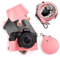 MUZIRI KINOKOO PU Leather Case for Nikon Z50 II Camera, Protective Case for Nikon Z50 II/Z50II Camera with DX 16-50mm f/3.5~6.3 Lens - Removable Case with Shoulder Strap & Storage Pocket - Pink