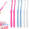 6 Stücke Einbüschelzahnbürste,Zahnspangen Zahnbürste,Zahnbürste Zahnspange,Einbüschelbürste,Kleine Zahnbürste,Kompakt Interdental Zwischenraum Bürste,Zahnbürste,zur Detail Reinigung