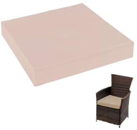 IJQXLA sitzkissen halbrund 45 x 50 cm Esszimmerstuhl Stuhlbezug Abnehmbar wasserdichte Schaumstoff Sitzkissen Outdoor, Garten Sitzpolster Stuhl, Esszimmerstuhl Stuhlauflage