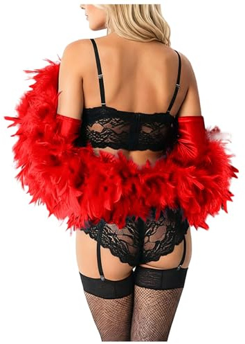 Feder-Boa, Länge Circa 200 cm Federboa, Federschal Kostüm-Accessoire, 20er Jahre, Flapper, Karneval, Mottoparty, Truthahn-Boa-Federn für Partys, Hochzeiten