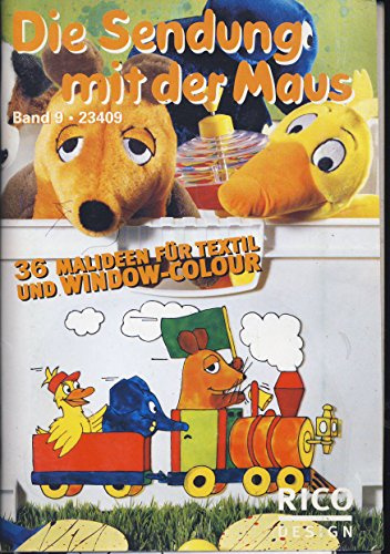 Malbuch Vorlagen Window Color Sendung mit der Maus Elefant und Ente