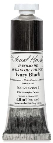 Michael Harding Oil Colour : 40ml Ivory Black