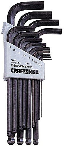 Craftsman 9–46755 de clés Allen métrique, 13 pièces
