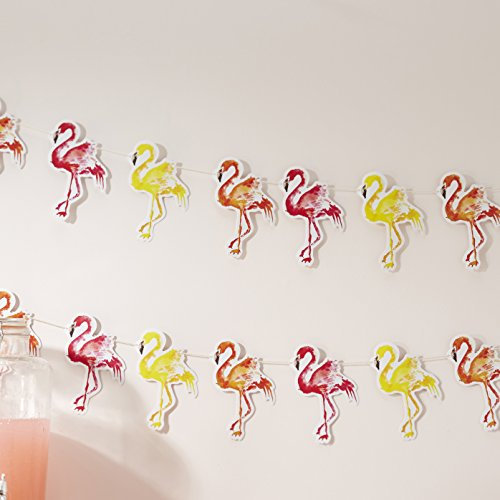Ginger Ray Paper Hanging Party Flamingo Fun, Multi