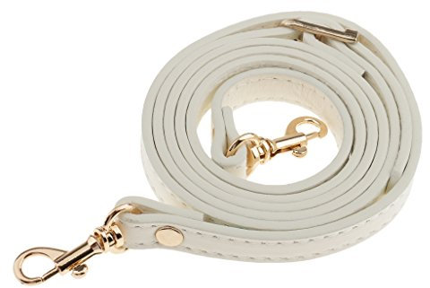 Sharplace Leder Schulterriemen für Minitaschen Damen, Verstellbarer Taschenriemen, Schulterriemen für Longchamp Tasche, Taschenriemenverlängerung für Handtaschen, Tote Bags und Umhängetaschen, Beige