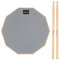Donner Practice Pad d'entraînement avec baguettes de batterie 8/20,32 cm