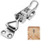 Adjustable Toggle Clamps, Yetaha Pull Latch Toggle Clamp Catch Latches, Stainless Steel Adjustable 5610A Quick Release Pull Clip, Heavy Duty Catch Hasp for Door Tool Box Case Chest Door Trunk Latch