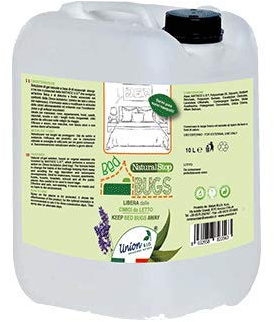 UNION B.I.O. SOLUZIONE NATURA DISABITUANTE Bed Bugs Spray, liberati dalle Cimici dei Letti 10 Litri