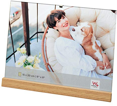 walther design Bilderrahmen natur 10 x 15 cm Holz-Portraitrahmen, Querformat Simplicity YQ015H