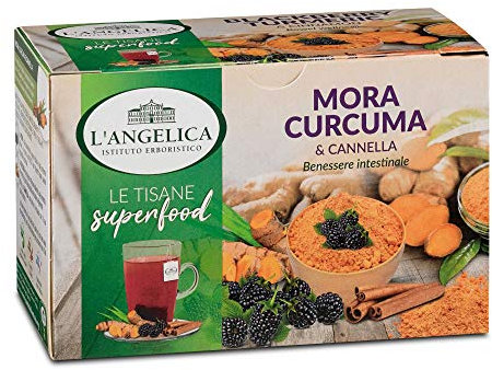 ANGELICA TISANA CURCUMA MORA & CANNELLA 18 FILTRI