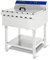 VERTES Friggitrice in acciaio inox 52L, 7500W, 380V, principio della zona fredda, base inclusa, temperatura 50-200°C, rubinetto di scarico, cestello per friggere, pulsante di reset, a olio