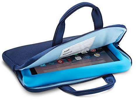 NuPro Hülle mit Reißverschluss für das Fire HD 10 Kids Edition-Tablet, blau