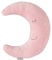 roba Nackenkissen in Mond Form - roba Style - Weiches Deko Kissen für Baby & Kinderzimmer - Kuschelkissen für Mädchen & Jungen - Rosa