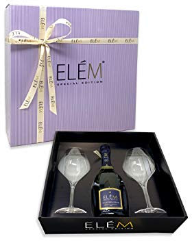 ELÈM Valdobbiadene D.O.C.G. Superiore Vin Petillant Italien + 2 Verres - 1 Bouteille x 75 cl