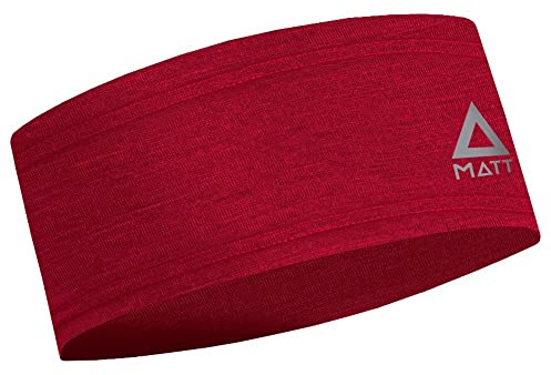MATT Merino Headband (Stirnband aus Merinowolle), Farbe:Red