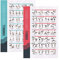PosterMate - Fitness Poster fürs Kurz- & Langhanteltraining - 2er Set - 42 x 63 cm - perfekte Übersicht - professionelles Bodybuilding Poster zum Training - Geeignet für Mann, Frau, Homegym & Sport