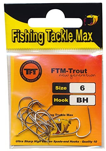 FTM Fishing Tackle Max Haken lose Bienenmade Gr. 6 Inh. 15 STK.