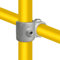 Rohrverbinder Typ 28V Kreuzstück vorgesetzt 90° Ø 48,3 & 33,7 mm