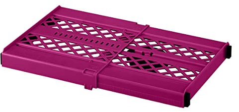 LockerMate Adjust-A-Shelf Spindregal, ausziehbar, um Ihren Spind zu passen, einfach zu bedienen, perfekt für Schule, Büro, Fitnessstudio, Rosa