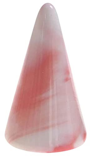 Operitacx Ring Lagerregal Kegelförmiger Ringständer Ringhalter Für Schmuck Ringhalter Aus Marmor Schmuckhalter Kleiner Ringhalter Kegelringständer Ringkegel Hausbedarf Zähler Tablett Keramik