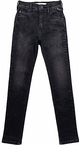 Replay Mädchen Jeans Nellie Skinny-Fit, Dark Grey 097 (Grau), 8 Jahre