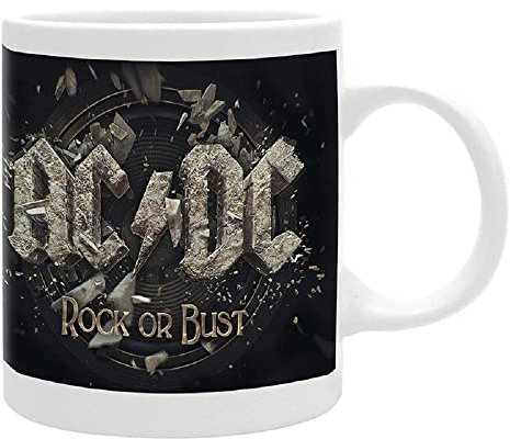 AC DC Mug with Rock or Bust Logo and Gift Box